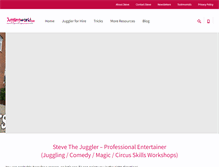 Tablet Screenshot of jugglingworld.biz